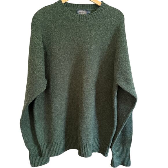 Pendleton Other - PENDLETON | Hunter Green Shetland Wool Crew Neck Sweater | 2XL